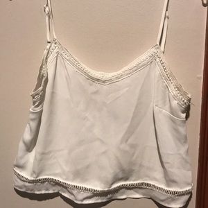 White crop top